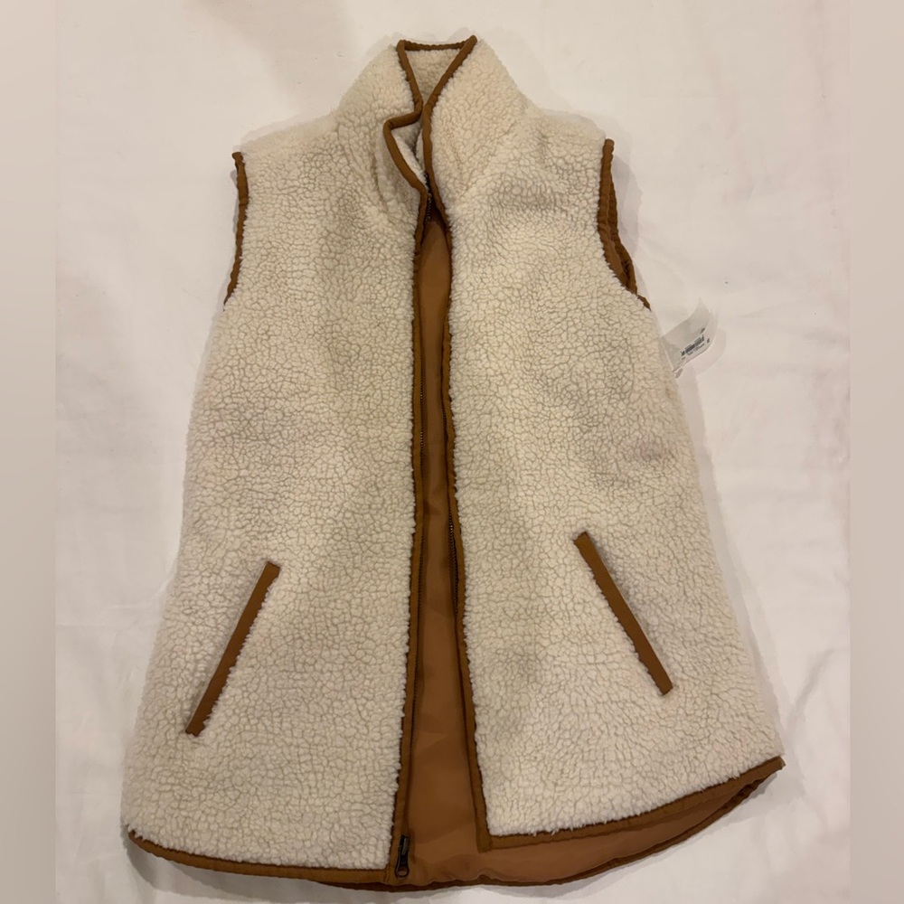 Cozy Cream Sherpa Vest